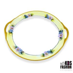 THOMAS BAVARIA Antique Cake Plate w/Handles